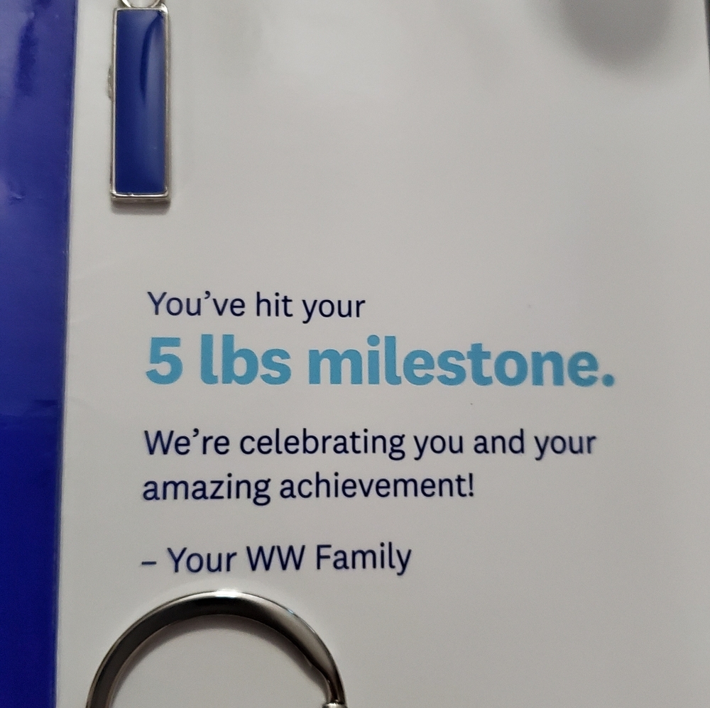 WW (Weight Watchers) 5 lb charm in plastic